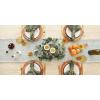 imageDII Woven Basics Collection 100 Cotton Knit Table Runner 15x72 GrayJadeite
