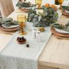 imageDII Woven Basics Collection 100 Cotton Knit Table Runner 15x72 GrayJadeite