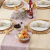 imageDII Woven Basics Collection 100 Cotton Knit Table Runner 15x72 GrayPale Mauve