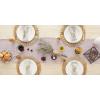 imageDII Woven Basics Collection 100 Cotton Knit Table Runner 15x72 GrayPale Mauve