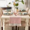 imageDII Woven Basics Collection 100 Cotton Knit Table Runner 15x72 GraySpice