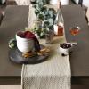 imageDII Woven Basics Collection 100 Cotton Knit Table Runner 15x72 GrayStone