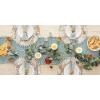 imageDII Woven Basics Collection 100 Cotton Knit Table Runner 15x72 GrayTeal