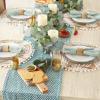 imageDII Woven Basics Collection 100 Cotton Knit Table Runner 15x72 GrayTeal
