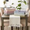 imageDII Woven Basics Collection 100 Cotton Knit Table Runner 15x72 GrayTeal