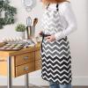 imageDII unisex Chef Style Cotton ApronBlackGrey Ombre