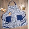 imageDII unisex Chef Style Cotton ApronNautical Blue