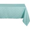 imageDII Diamond Outdoor Tabletop Collection Stain Resistant ampamp Waterproof 60quot Round wZipper Aqua84 x 60 Rectangular