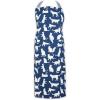 Navy Cat Print