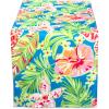 imageDII Summer Floral Outdoor Tabletop Collection Stain Resistant ampamp Waterproof 60quot Round wZipper Floral14 x 72