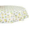 imageDII Summer Lemon Vinyl Tabletop Collection Flannel Backed Tablecloth IndoorOutdoor 70quot Round70 Round