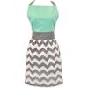 imageDII Womens Cotton Skirted Kitchen Apron for Cooking Baking ampamp Crafts Adjustable with Generous Waist Ties Chevron One Size