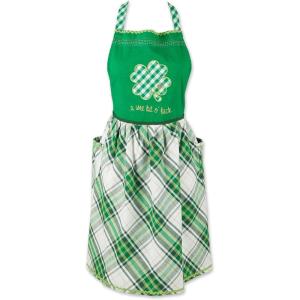 imageDII Celebrate St Patricks Day Kitchen Collection Kiss Me ApronLucky Clover