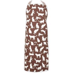imageDII Everyday Pets Kitchen Collection Chef Apron Large Pockets ampamp AdjustableBrown Cat Print