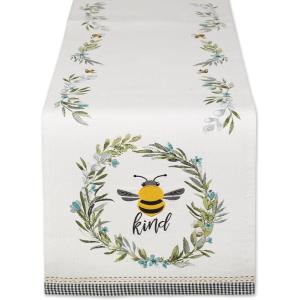 imageDII Honey Bee Collection Kitchen Reversible Table Runner 14x72Reversible Table Runner  14x72