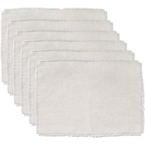 imageDII Jute Burlap Collection Kitchen Tabletop Table Runner 14x72 Double Border Barn RedSolid Ivory