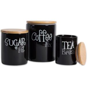 imageDII Kitchen Accessories Retro Collection Ceramics Utensil Holder AvocadoBlack
