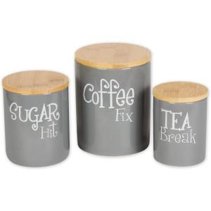 imageDII Kitchen Accessories Retro Collection Ceramics Utensil Holder AvocadoGray