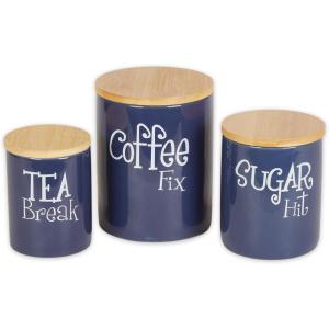 imageDII Kitchen Accessories Retro Collection Ceramics Utensil Holder AvocadoNautical Blue