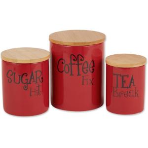 imageDII Kitchen Accessories Retro Collection Ceramics Utensil Holder AvocadoRed