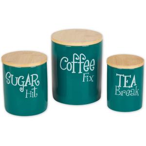 imageDII Kitchen Accessories Retro Collection Ceramics Utensil Holder AvocadoTeal