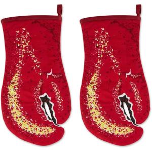 imageDII Nautical Collection Cotton Kitchen Oven Mitt Set 75x13 Lobster Claws 2 Piece