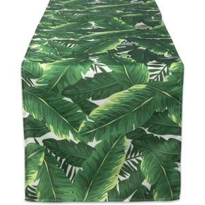 imageDII Outdoor Tabletop Collection Stain Resistant ampamp Waterproof14x72 Banana Leaf14x108