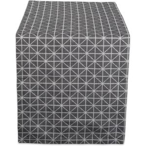 imageDII Table Top Dcor Collection Spring ampamp Summer Table Runner 14x72 Porto Stripe PrintBlack  White Jacquard