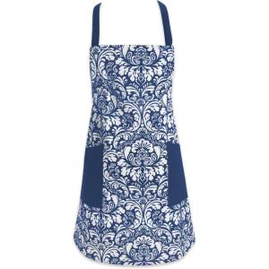 imageDII unisex Chef Style Cotton ApronNautical Blue