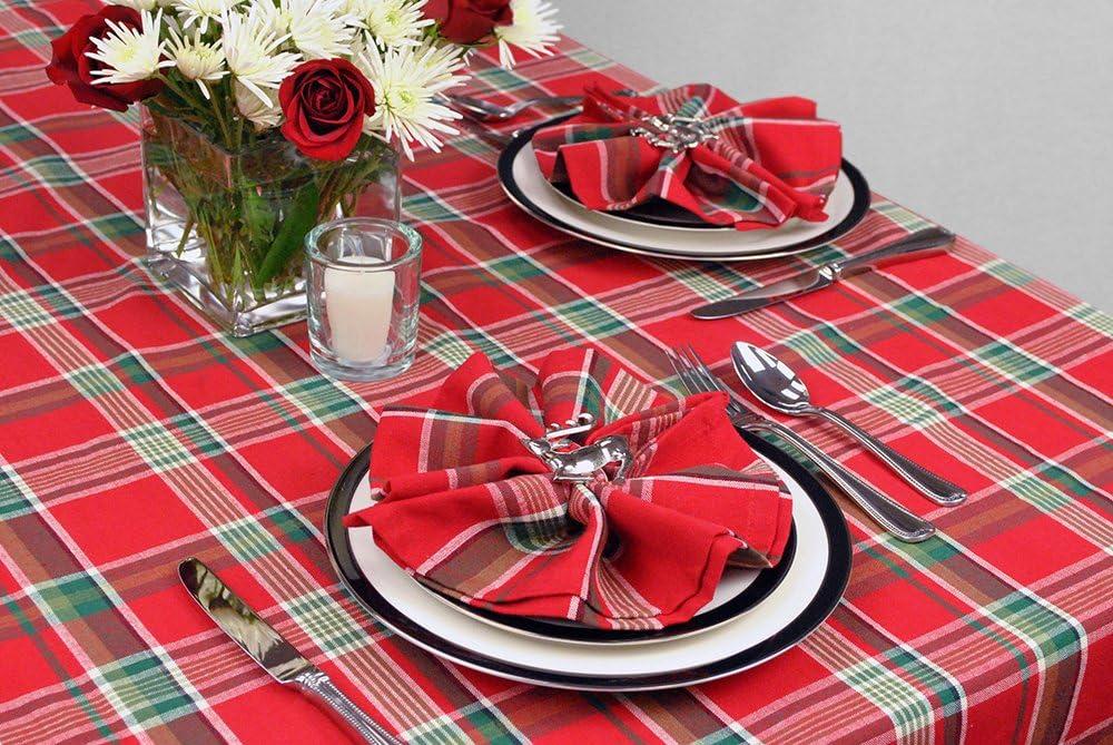 imageDII Christmas Thanksgiving Holiday Tabletop Dcor Collection Decorative Napkin Ring Holder Set 225quot Diameter Gold Vine 6 PieceSilver Reindeer