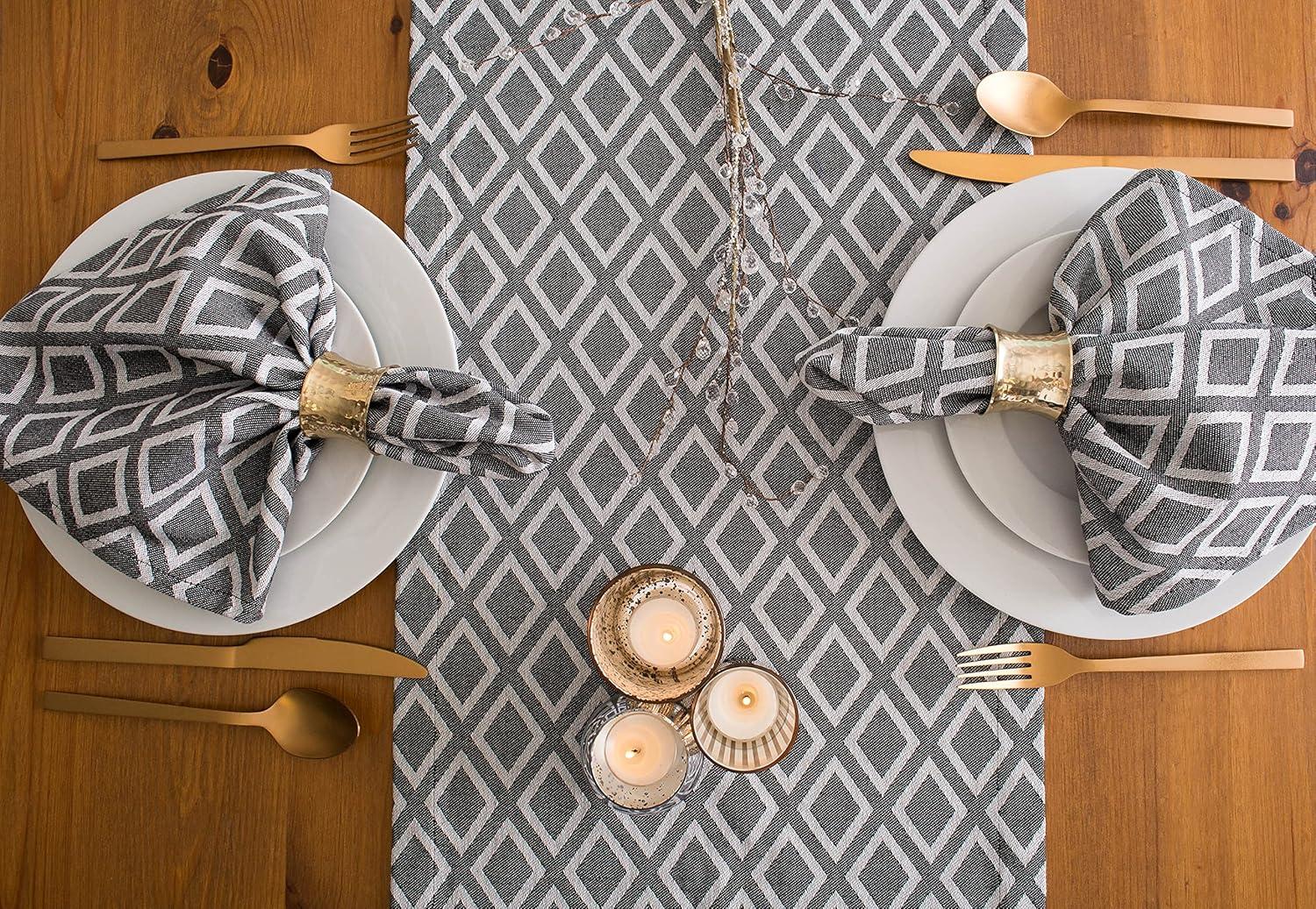 imageDII Decorative Buffet Basics Napkin Ring Set Hammered Gold 12 CountHammered Gold
