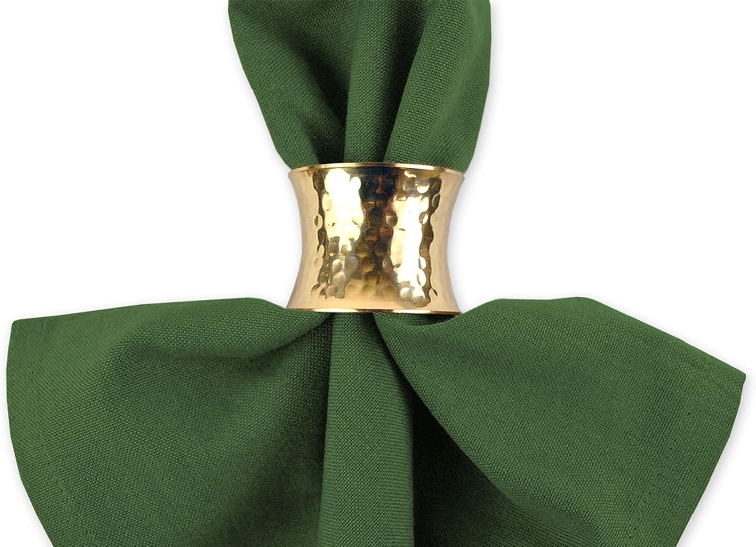 imageDII Decorative Buffet Basics Napkin Ring Set Hammered Gold 12 CountHammered Gold