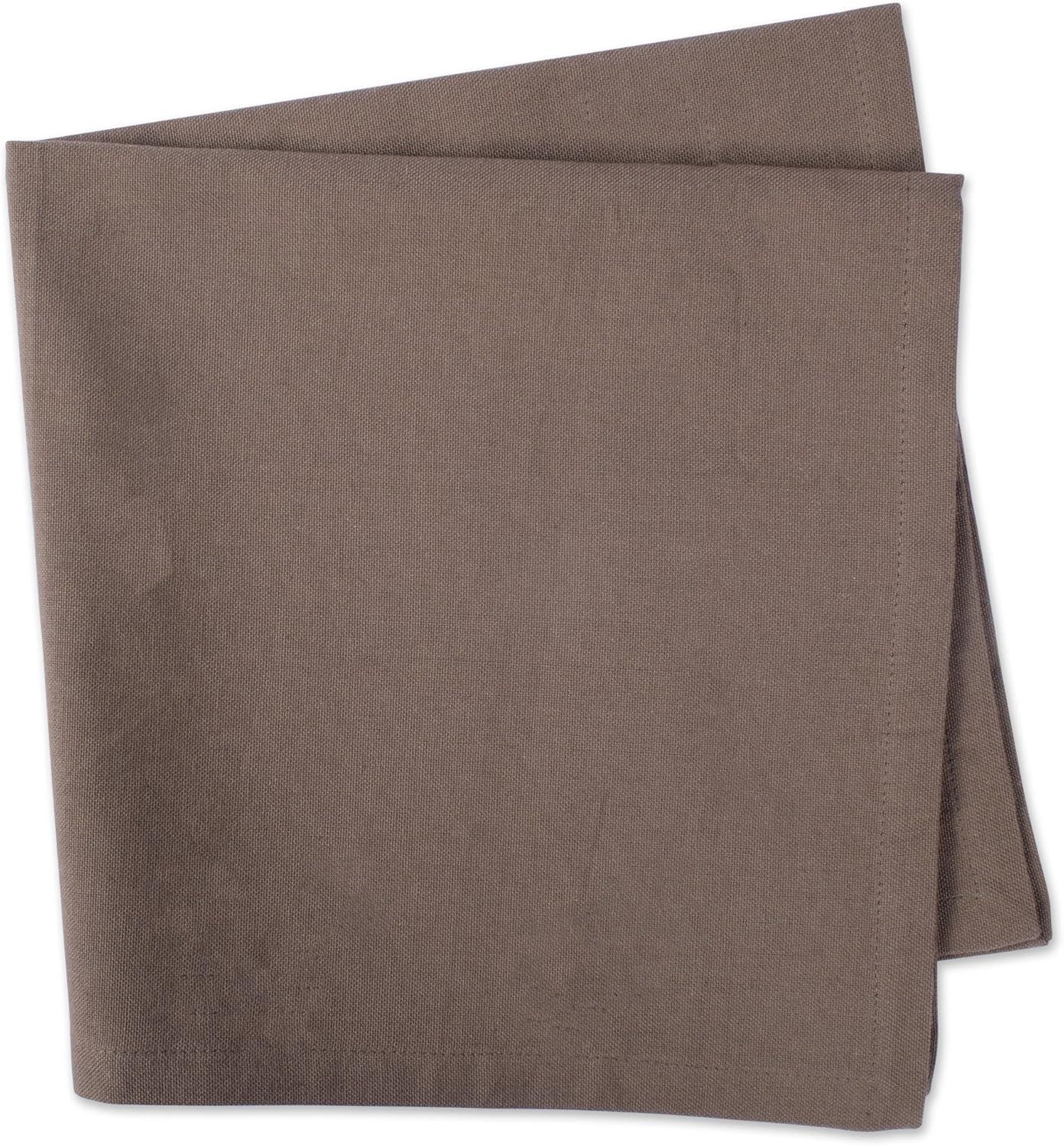 imageDII Solid Napkin Set Collection 20x20 Artichoke 6 PieceBrown