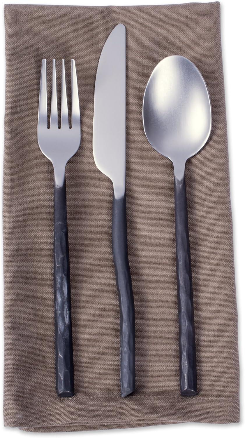 imageDII Solid Napkin Set Collection 20x20 Artichoke 6 PieceBrown