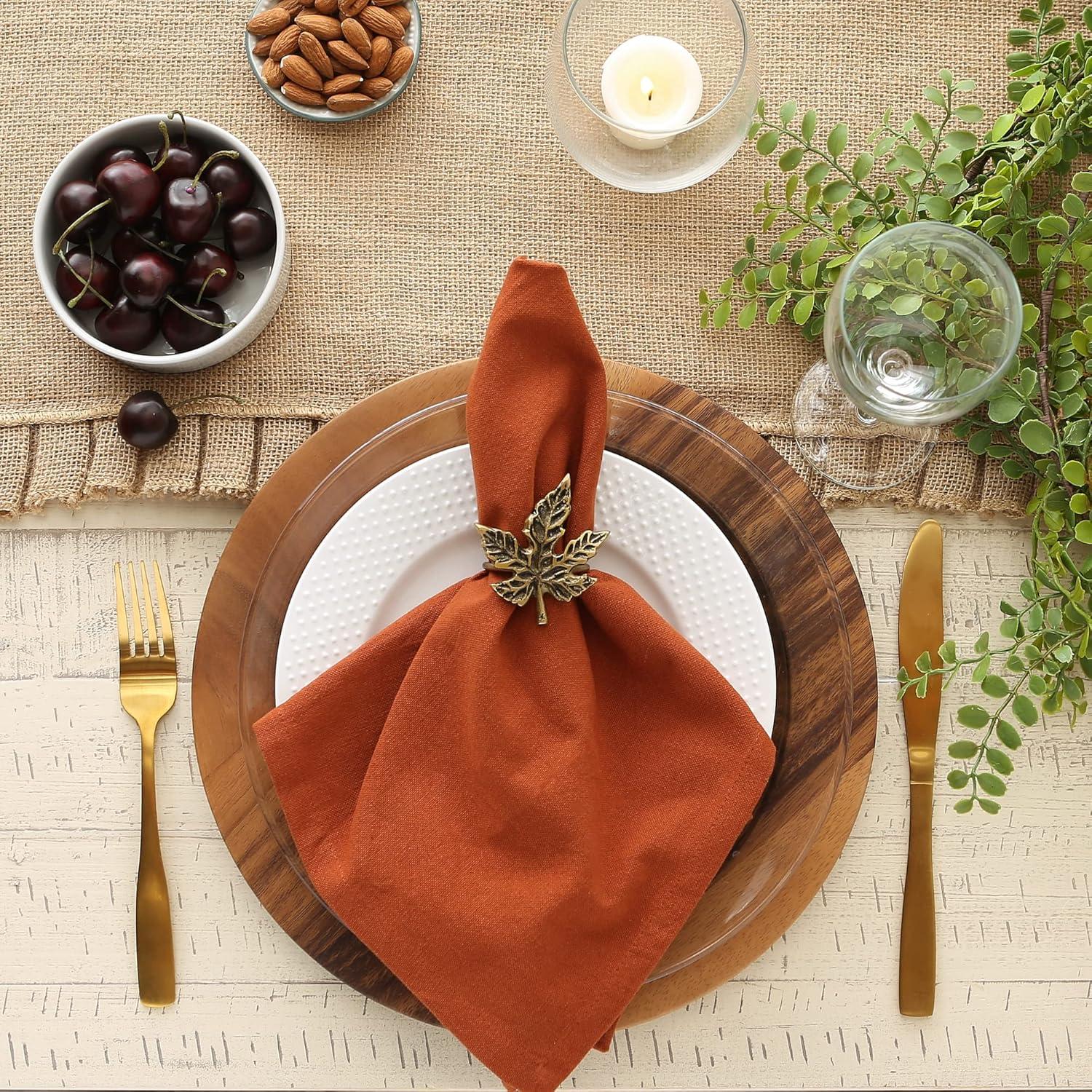 imageDII Solid Napkin Set Collection 20x20 Artichoke 6 PieceCinnamon