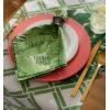 imageDII 100 Cotton Buffet Napkin Machine Washable Oversized Everyday Basic 18x18 Assorted IndigoBanana Leaf