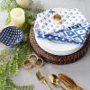 imageDII 100 Cotton Buffet Napkin Machine Washable Oversized Everyday Basic 18x18 Assorted IndigoTunisian Indigo Prints