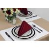 imageDII 100 Spun Polyester Table Top Collection Napkins 18x18 Red 6 PieceBeige