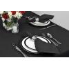 imageDII 100 Spun Polyester Table Top Collection Napkins 18x18 Red 6 PieceBlack