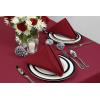 imageDII 100 Spun Polyester Table Top Collection Napkins 18x18 Red 6 PieceBlack