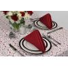 imageDII 100 Spun Polyester Table Top Collection Napkins 18x18 Red 6 PieceBlack