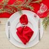 imageDII 100 Spun Polyester Table Top Collection Napkins 18x18 Red 6 PieceRed