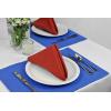 imageDII 100 Spun Polyester Table Top Collection Napkins 18x18 Red 6 PieceWhite