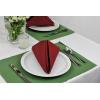 imageDII 100 Spun Polyester Table Top Collection Napkins 18x18 Red 6 PieceWhite