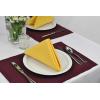 imageDII 100 Spun Polyester Table Top Collection Napkins 18x18 Red 6 PieceWhite