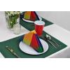 imageDII 100 Spun Polyester Table Top Collection Napkins 18x18 Red 6 PieceWhite
