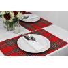 imageDII 100 Spun Polyester Table Top Collection Napkins 18x18 Red 6 PieceWhite