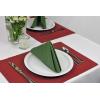 imageDII 100 Spun Polyester Table Top Collection Napkins 18x18 Red 6 PieceWhite