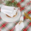 imageDII 100 Spun Polyester Table Top Collection Napkins 18x18 Red 6 PieceWhite
