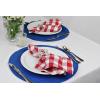 imageDII 100 Spun Polyester Table Top Collection Napkins 18x18 Red 6 PieceWhite